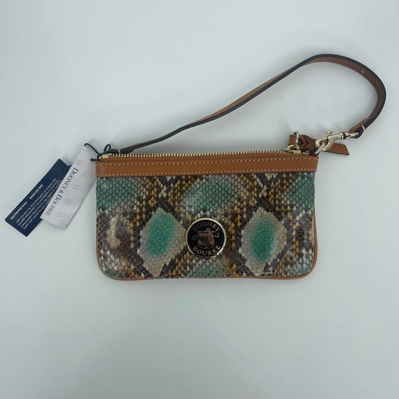 Dooney & Bourke Handbags - Dooney & Bourke Snake Skin Wristlet NWT